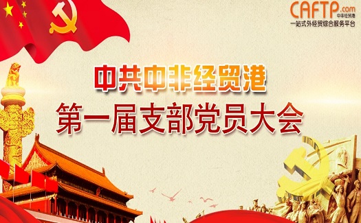 中非經(jīng)貿(mào)港終于有黨組織了！